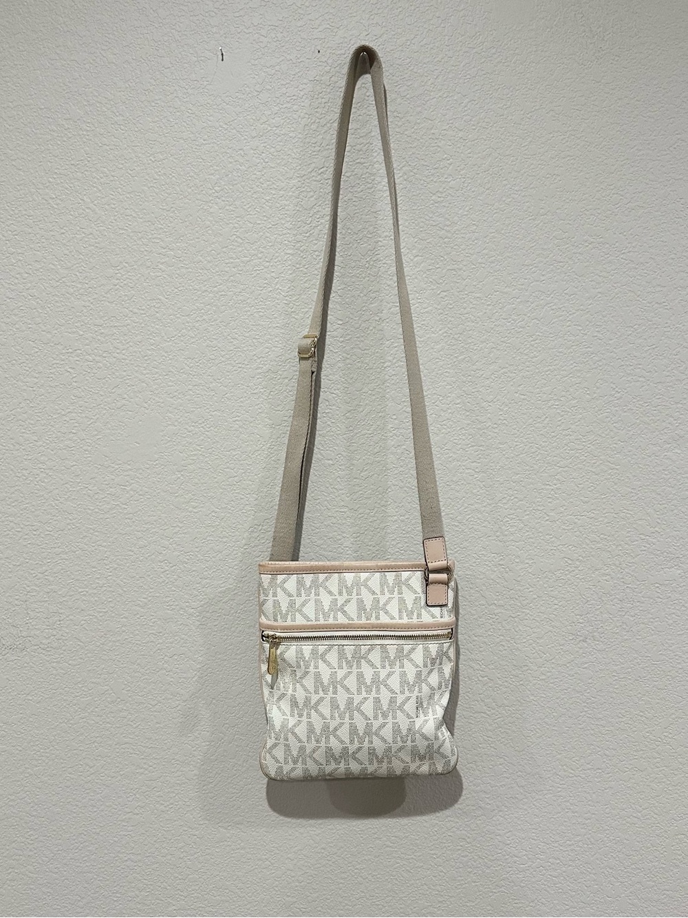 Michael Kors signature logo crossbody bag